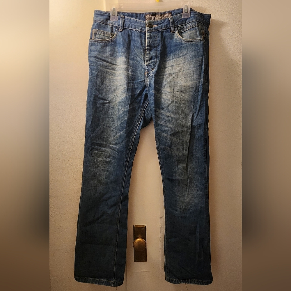 Diesel Men's Straight Blue Jeans